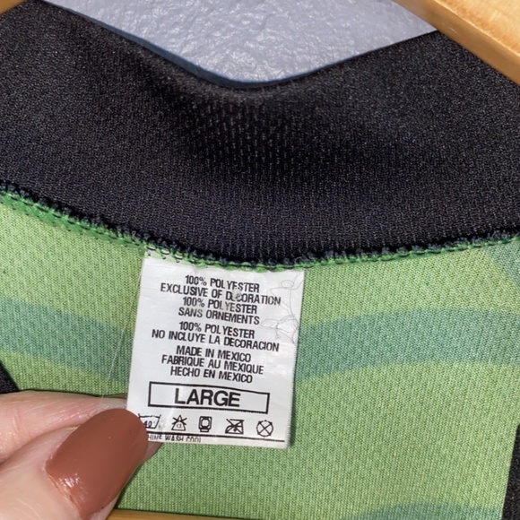 Men's Lg IRELAND Eire Performance Bicycle 2/3 Zip Cycling Jersey Back Pockets - Picture 6 of 13